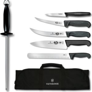Fibrox+Natural+pc+Competition+BBQ+Set+w+Black+Handles