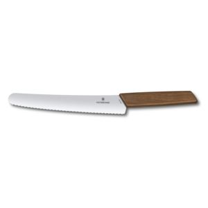 Swiss+Modern+8.5%22+Bread+Knife+Walnut