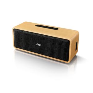 JVC+Rich+Sound%2C+Deep+Bass+Bluetooth+Speaker+with+Natural+Wood+Finish