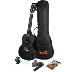 Premium+Soprano+Ukulele+Starter+Kit+Black