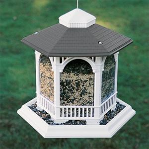 Deluxe+Gazebo+Feeder+-+10+lb+Seed+Capacity