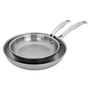 CLAD+H+pc+Stainless+Steel+Fry+Pan+Set