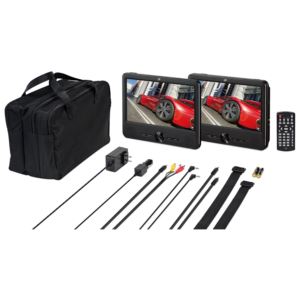 Portable+DVD+Player+with+Two+9%22+Displays