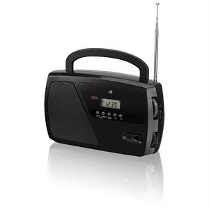 Portable+AM%2FFM+Radio+with+Digital+Clock