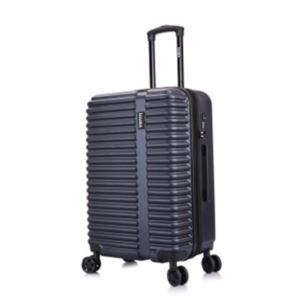 InUSA+Ally+lightweight+hardside+spinner+24+inch+Navy+Blue