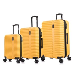 InUSA+Ally+lightweight+hardside+spinner+3+piece+luggage+set++20%27%27%2C24%27%27%2C+28%27%27+inch+Mustard