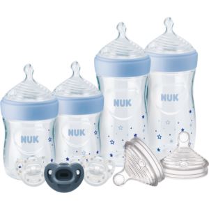 Simply+Natural+pc+Bottle+Gift+Set+w+SafeTemp+Blue+Stars
