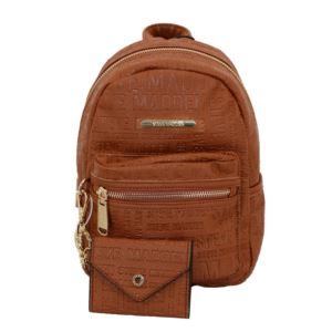 Steve+Madden+Mini+Backpack+with+Hanging+Removable+Coin+Purse+-+Brown