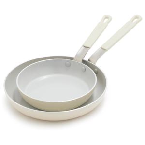 Ceramic+Nonstick+Aluminum+pc+Frypan+Set+Cream