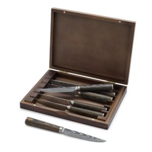 pc+Steak+Knife+Set+w+Wood+Storage+Box