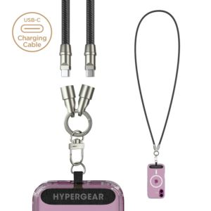 HyperGear+in+Universal+Crossbody+Phone+Strap+and+Charging+Cable+black