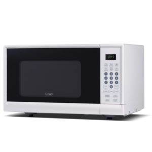Commercial+Chef+.9+CuFt+Microwave+-+White