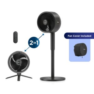 FlexBreeze+Indoor+Outdoor+Pedestal+Table+Fan+w+Cover