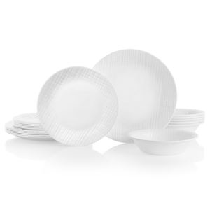 Linen+Weave+18pc+Dinnerware+Set