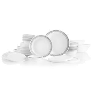 78pc+Mystic+Gray+Dinnerware+Set+-+Service+for+12