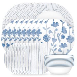 Botanical+Stripes+32pc+Dinnerware+Set