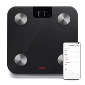 Composition+BMI+Smart+Scale+SunnyFit+App+Compatible