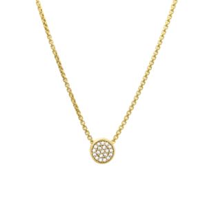 Pave+Knockout+Gold+Pendant