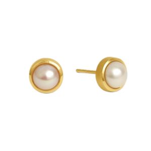 Midi+Studs+Pearl