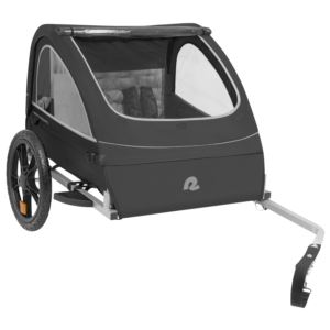Rover+Kids+Bike+Trailer+SingleDouble+Black