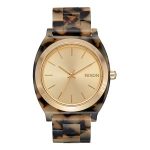 Ladies+Time+Teller+Cream+Tortoise+Acetate+Watch+Rose+Gold+Dial