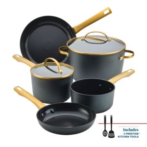 9pc+Forged+Induction+Ceramic+Cookware+Set+Black