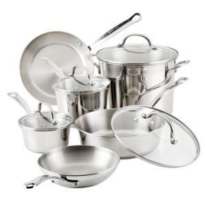 Millennium+10pc+Stainless+Steel+Cookware+Set