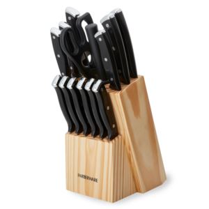 15pc+Triple+Riveted+Knife+Block+Set