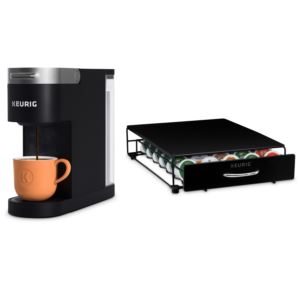 Keurig+K-Slim+Multistream+Brewer+-+Black+with+Storage+Drawer
