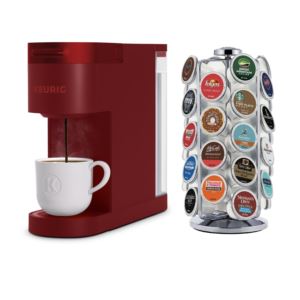 Keurig+K-Slim+Multistream+Brewer+-+Scarlet+Red+with+Pod+Carousel
