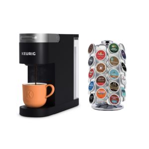 Keurig+K-Slim+Multistream+Brewer+-+Black+with+Pod+Carousel
