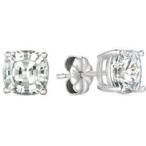 Crislu+Solitaire+Asscher+Earrings+Finsihed+in+Pure+Platinum