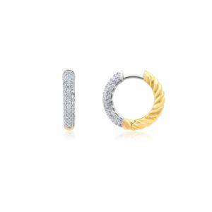 Crislu+Two+Tone+Reversible+Earrings