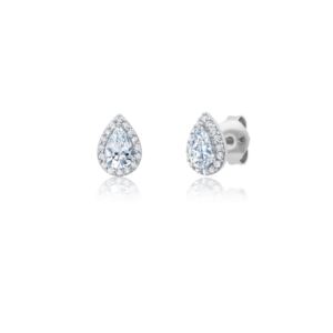 Crislu+Pave+and+Pear+Earrings+in+Platinum