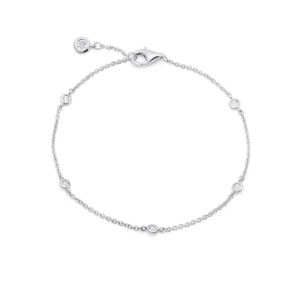 Crislu+Bezel+Bracelet+Finished+in+Pure+Platinum