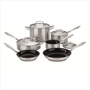 Cuisinart+GreenGourmet+Tri-Ply+Stainless+Non-stick+Cookware