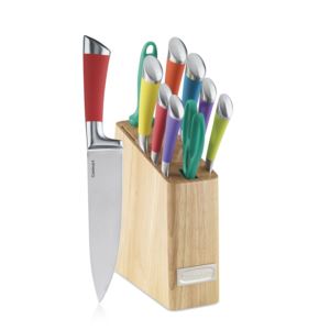 Cuisinart+11+Pc.+Stainless+Steel+Cutlery+Block+Set%2C+Arista+Collection