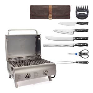 Tabletop+Gas+Grill+Carving+Set