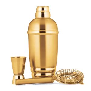 Tuscany+Classics+Gold+Cocktail+Shaker+Set