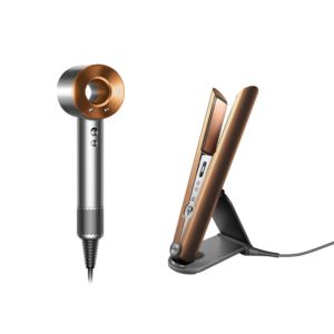 Corrale+Hair+Straightener+w%2F+Hair+Dryer+Copper%2FNickel