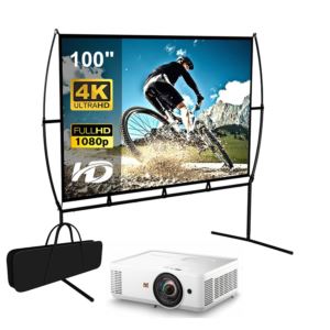 Viewsonic+p+Home+Theater+Projector+Portable+Cinema+Screen