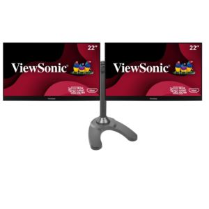 ViewSonic+Dual+Monitor+with+monitor+stand