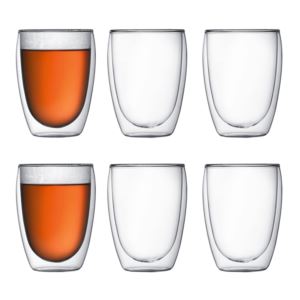 6pc+Pavina+Double+Wall+12oz+Glass+Set