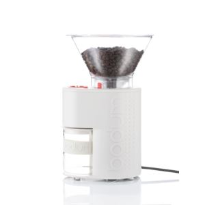 Bistro+Electric+Burr+Coffee+Grinder+Off+White
