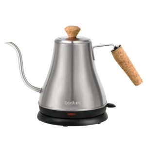 Melior+Gooseneck+Electric+Water+Kettle+Matte+Chrome
