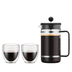 Bistro+8+Cup+French+Press+Coffeemaker+w%2F+2+Pavina+Cups