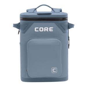 Climakeep+Magnetic+24+Can+Backpack+cooler+Steel+Blue
