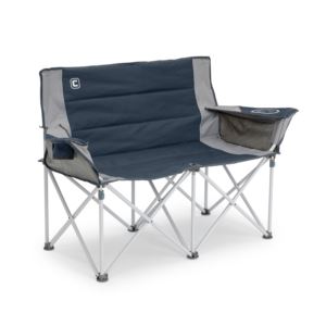Loveseat+Double+Outdoor+Camp+Chair+Navy