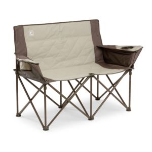 Loveseat+Double+Outdoor+Camp+Chair+Mocha+Latte