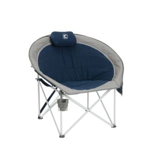 Oversized+Padded+Rounded+Chair+Navy